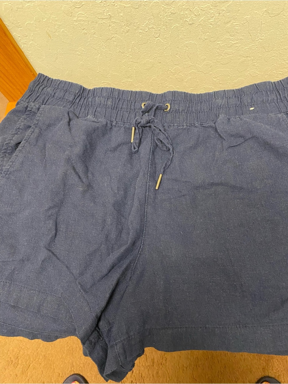 Woman’s GAP Navy Elastic Drawstring Shorts NWOT